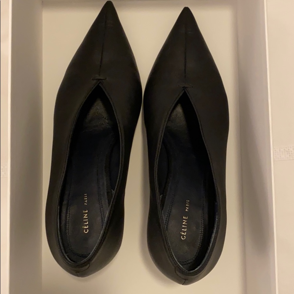 Celine v neck pumps size 36
